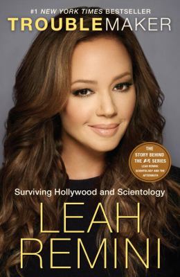 The book cover for Leah Remini's Troublemaker.