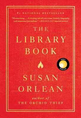 Book cover of The Library Book by Susan Orlean.